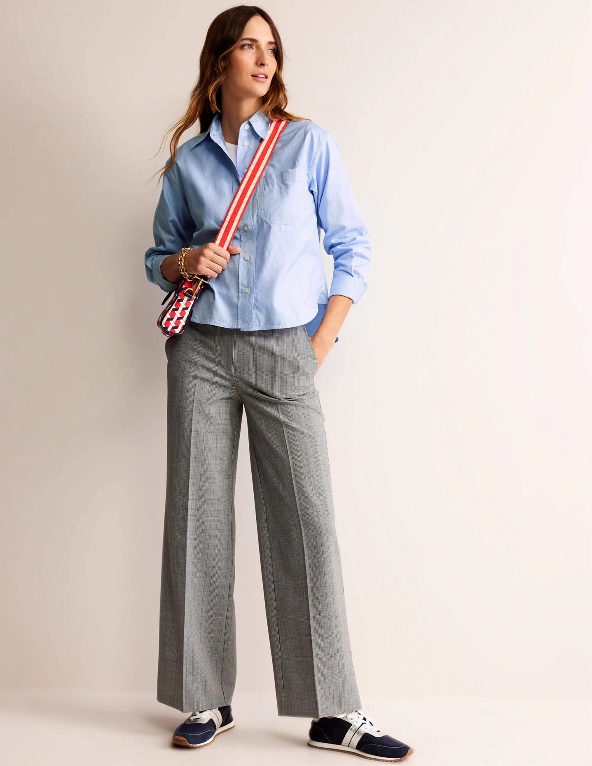 Relaxed Cotton-Poplin Shirt-Blue Oxford