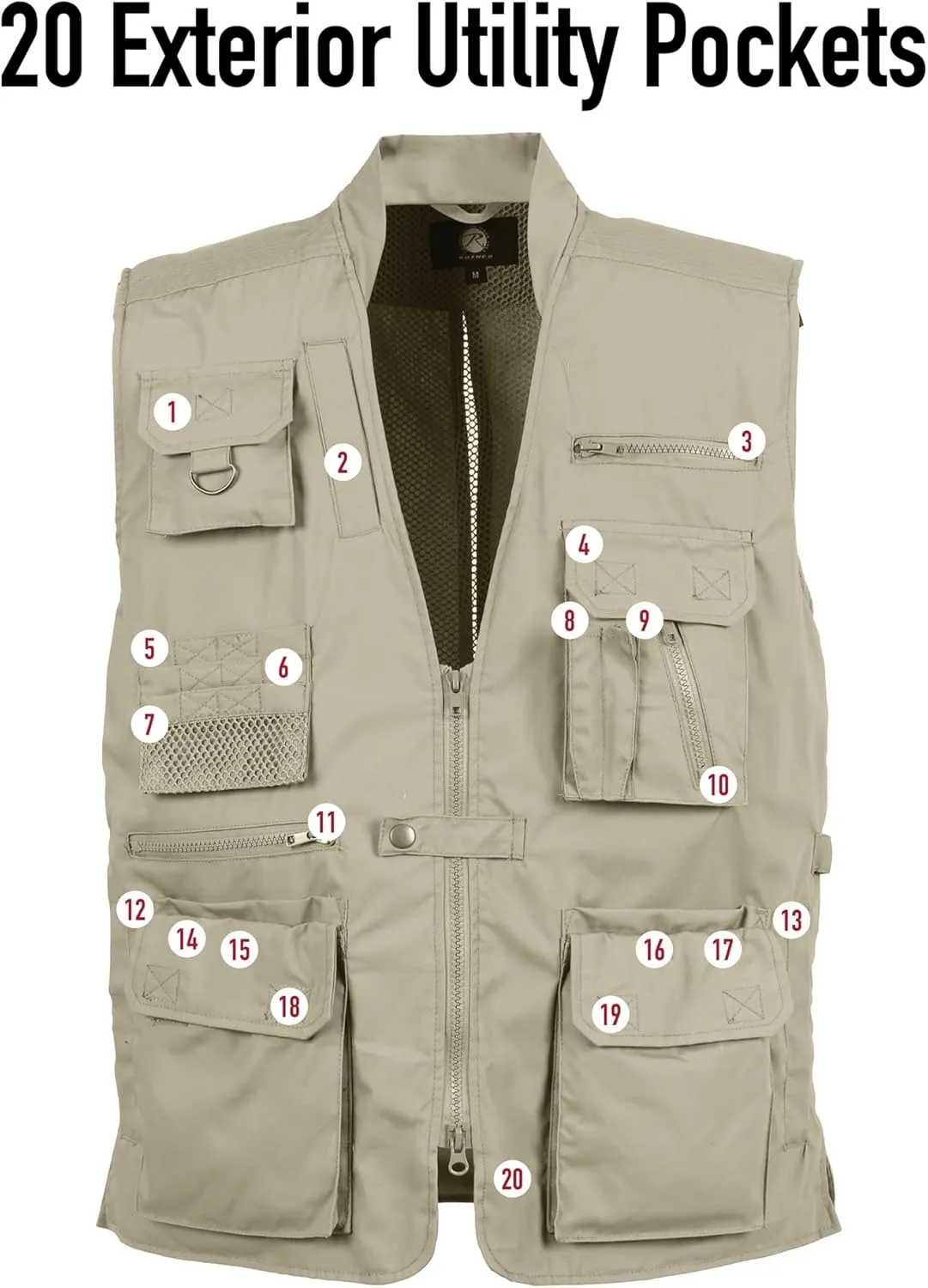 Rothco Conceal-Ops Plainclothes Vest - Ultimate Everyday Carry Utility