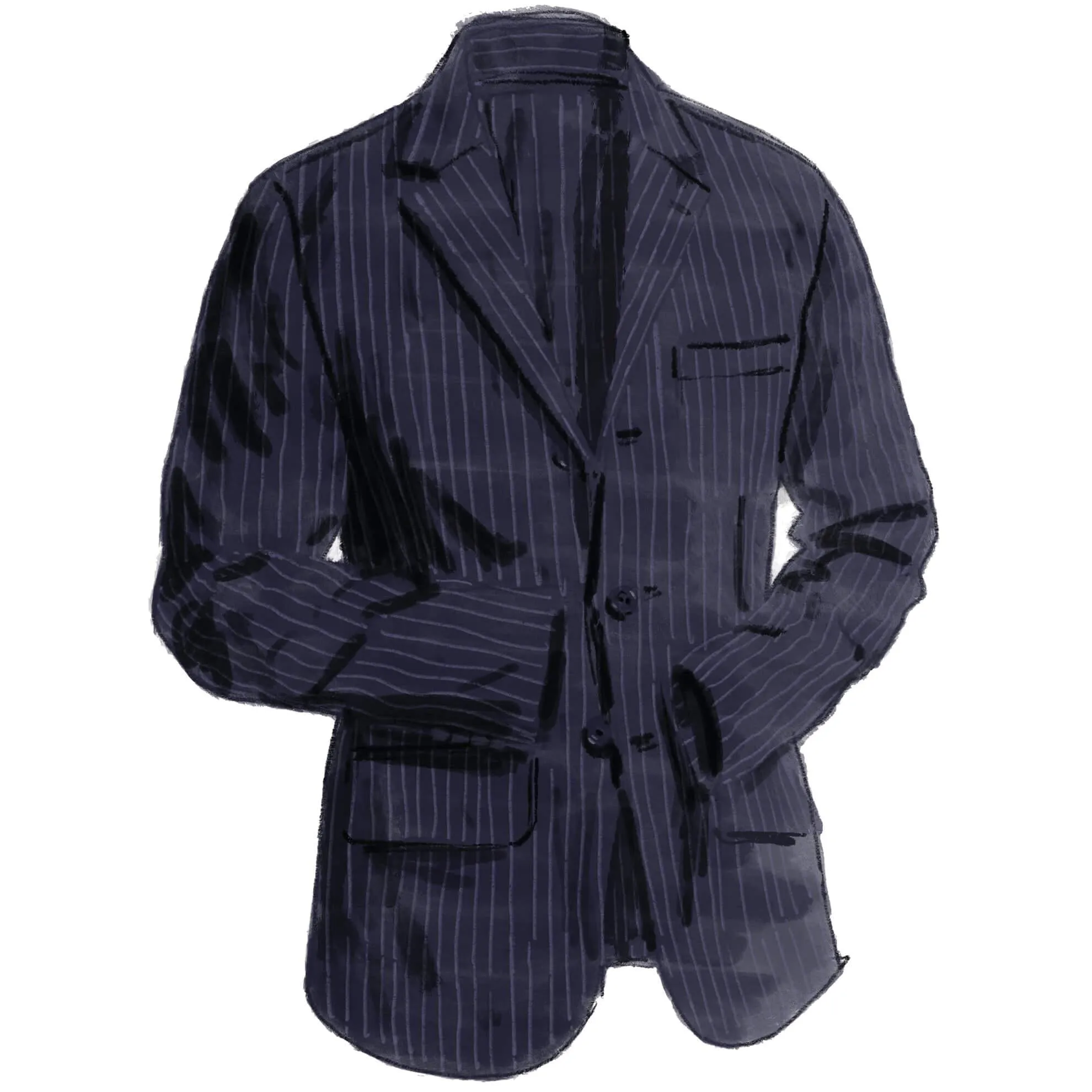 Sapeur's Pinstripe Blazer