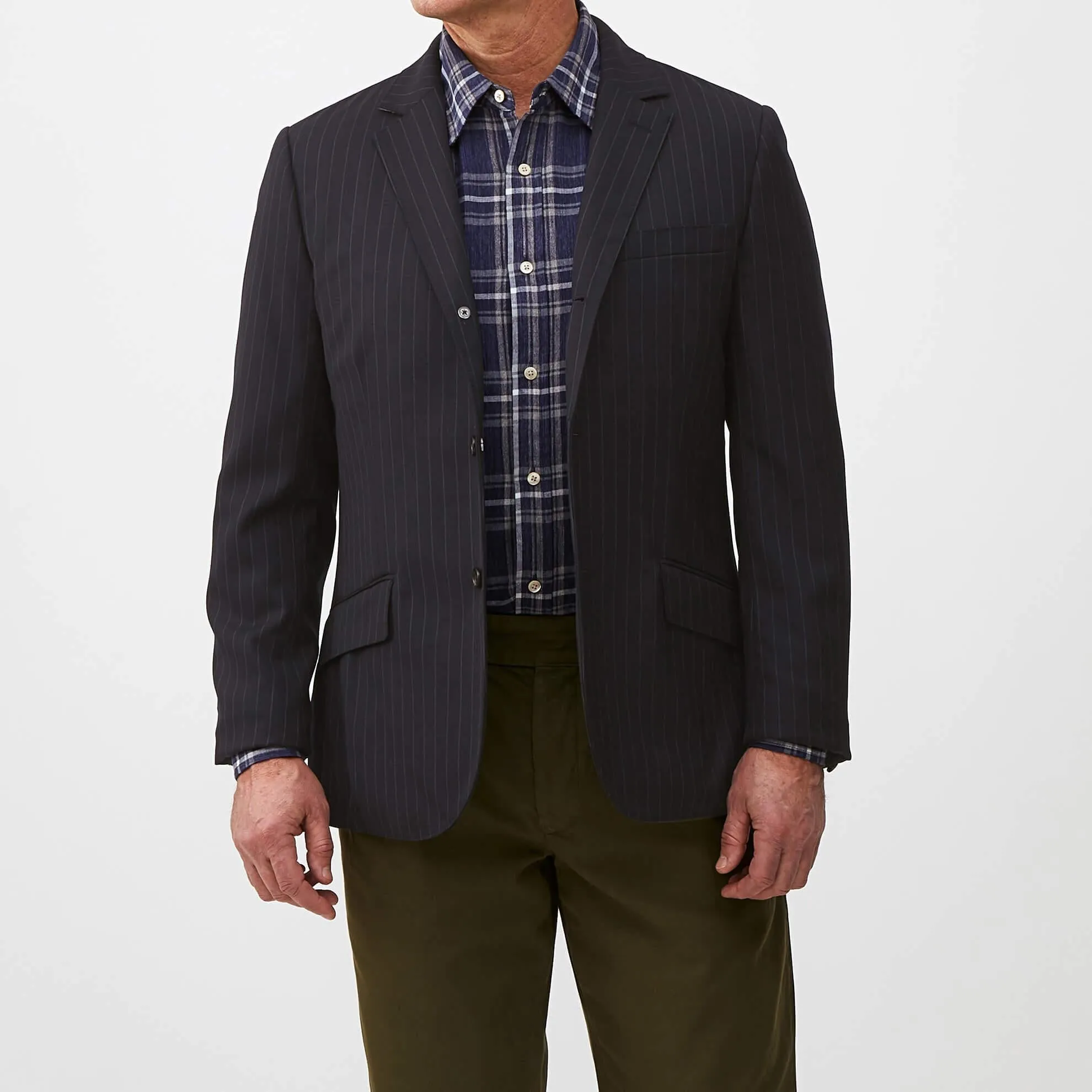 Sapeur's Pinstripe Blazer