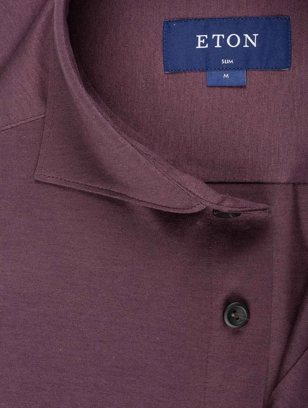 Slim Fit Jersey Shirt Burgundy