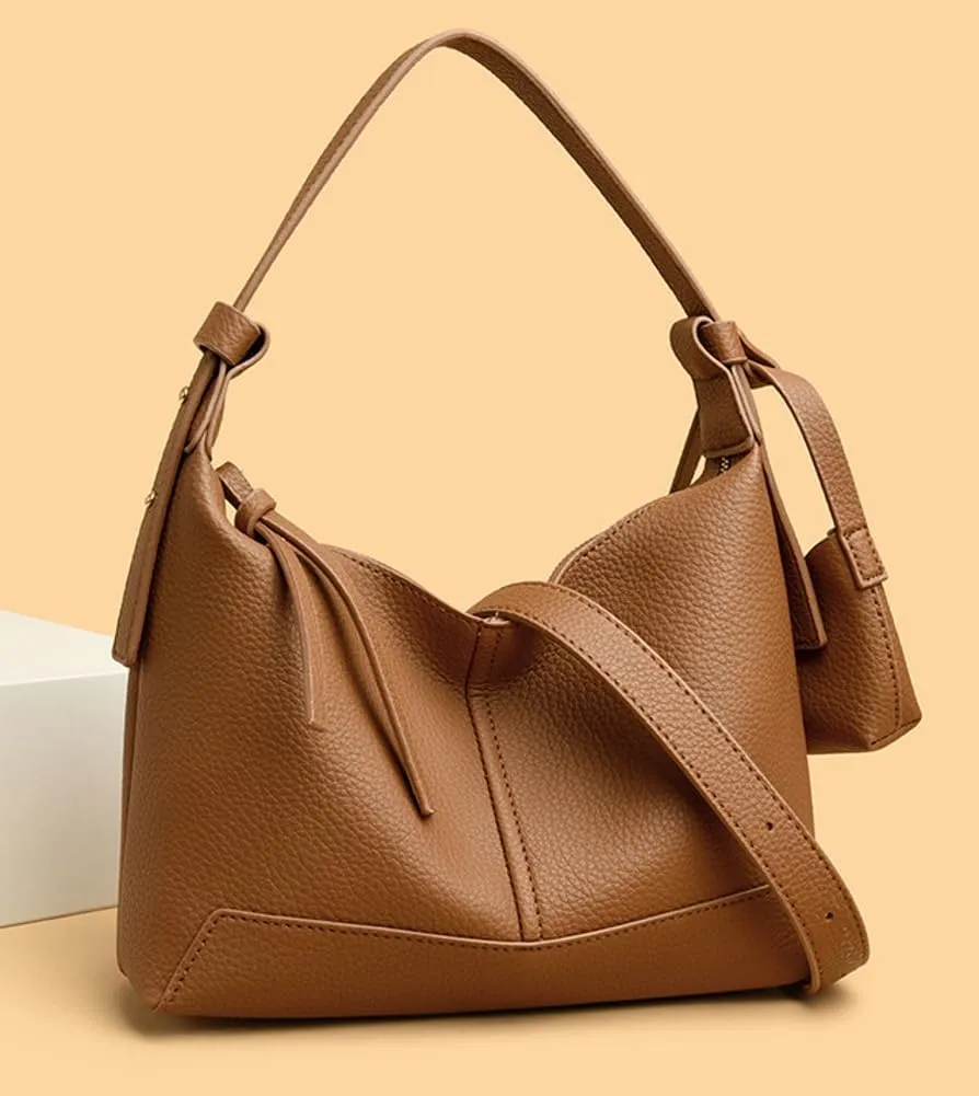 Soft Vegan Leather Crossbody Purses for Women Small Dumpling Shoulder Tote Bag Satchel Shopping Handbags