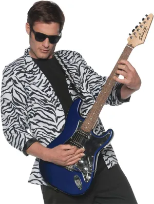 UNDERWRAPS Men's 80's New Wave Costume Zebra Blazer