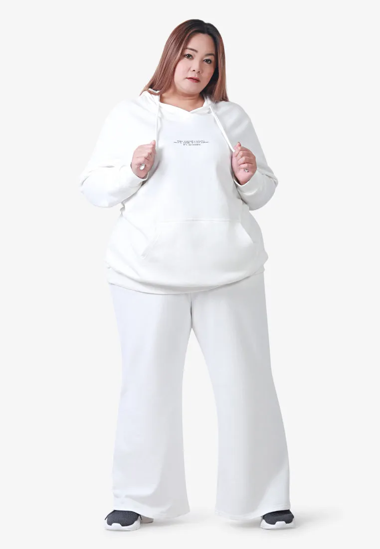 Werra Premium Staycation Wide Leg Pants - White