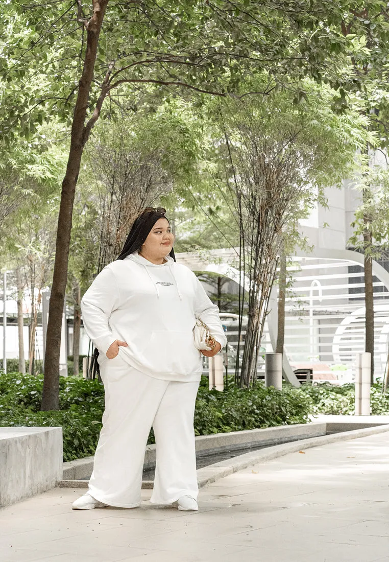 Werra Premium Staycation Wide Leg Pants - White