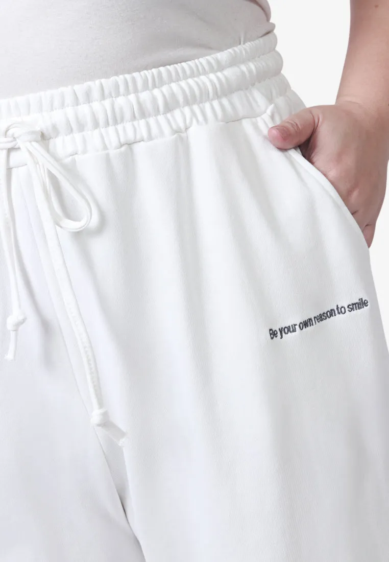 Werra Premium Staycation Wide Leg Pants - White