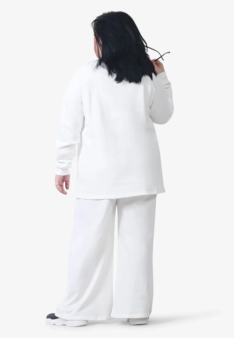 Werra Premium Staycation Wide Leg Pants - White