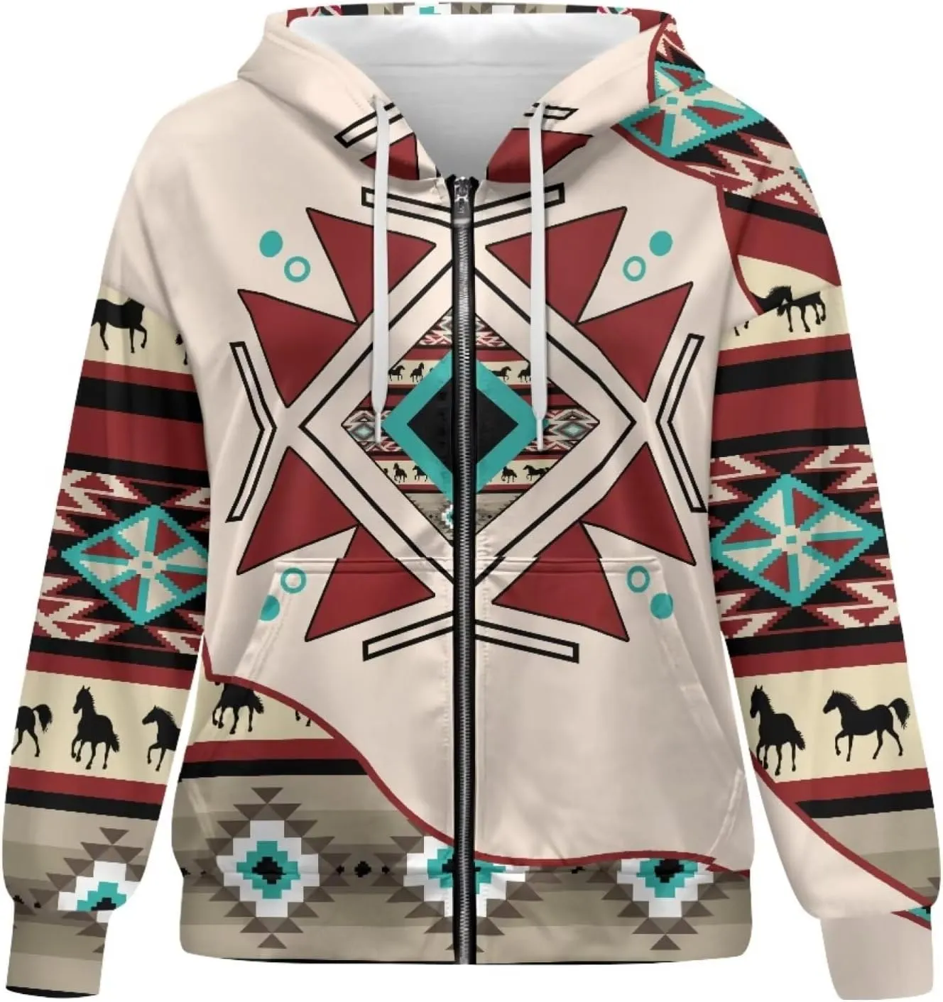 Women Oversized Hoodies Zip Up Sweatshirt Fall Clothes Hooded Sweater Fall Winter Jacket for Workout, XS-XL