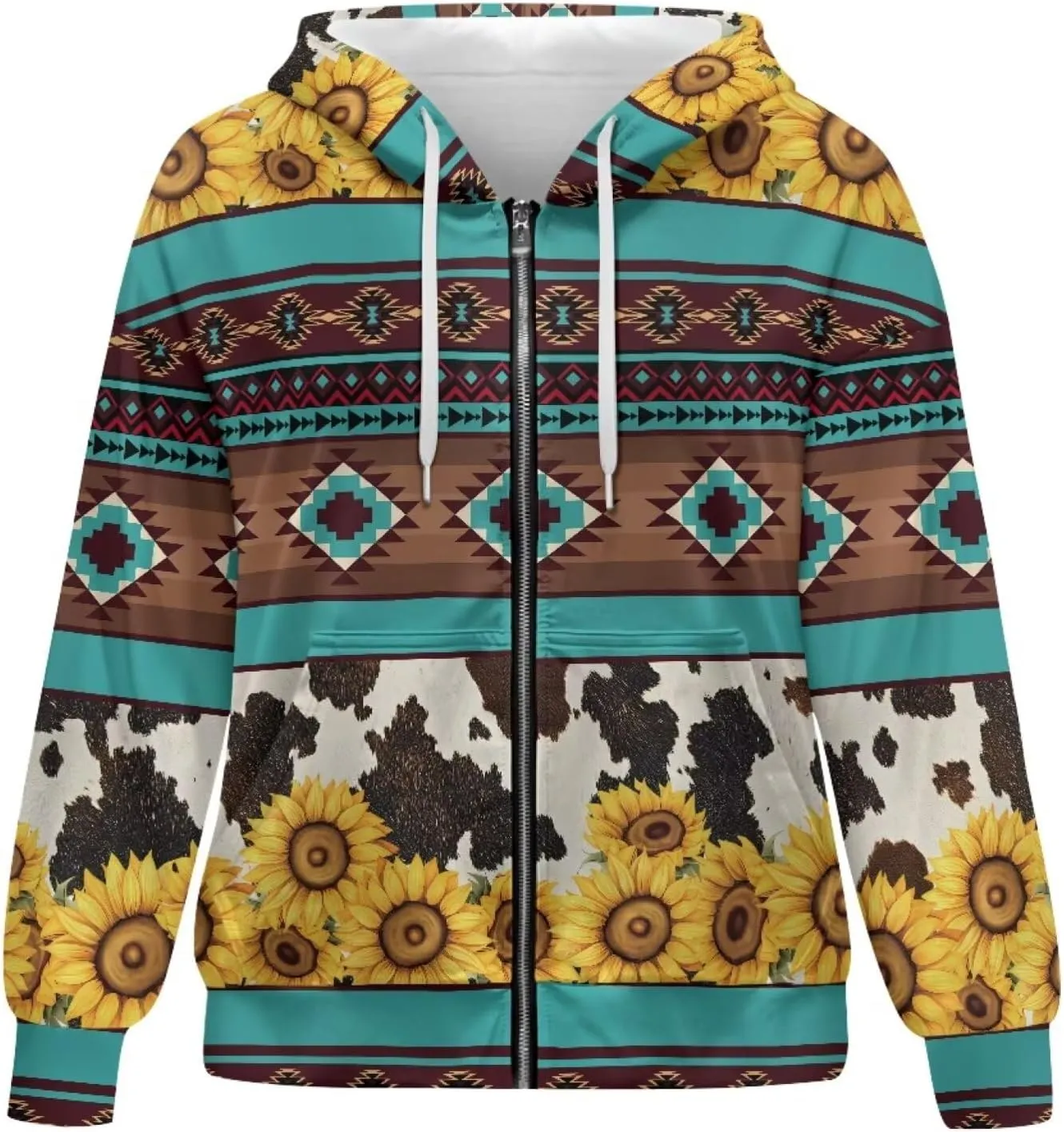 Women Oversized Hoodies Zip Up Sweatshirt Fall Clothes Hooded Sweater Fall Winter Jacket for Workout, XS-XL