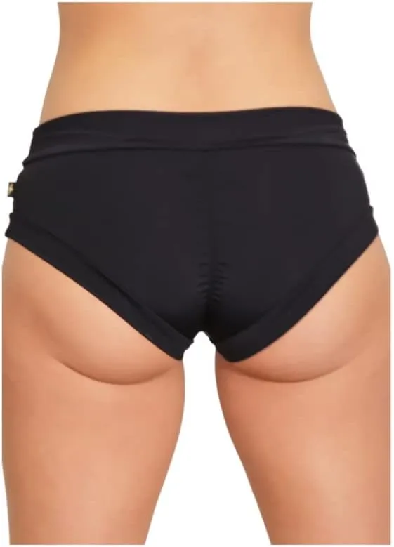 Women's Hipster Pole Dance Hot Pants Yoga Booty Shorts Gym Workout Athletic Butt Lifting Sports Twerk Bottoms