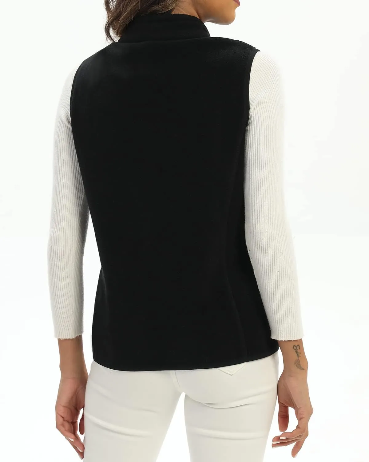 Xeoxarel Women's Fleece Vest with 6 Pockets (XS-2XL)