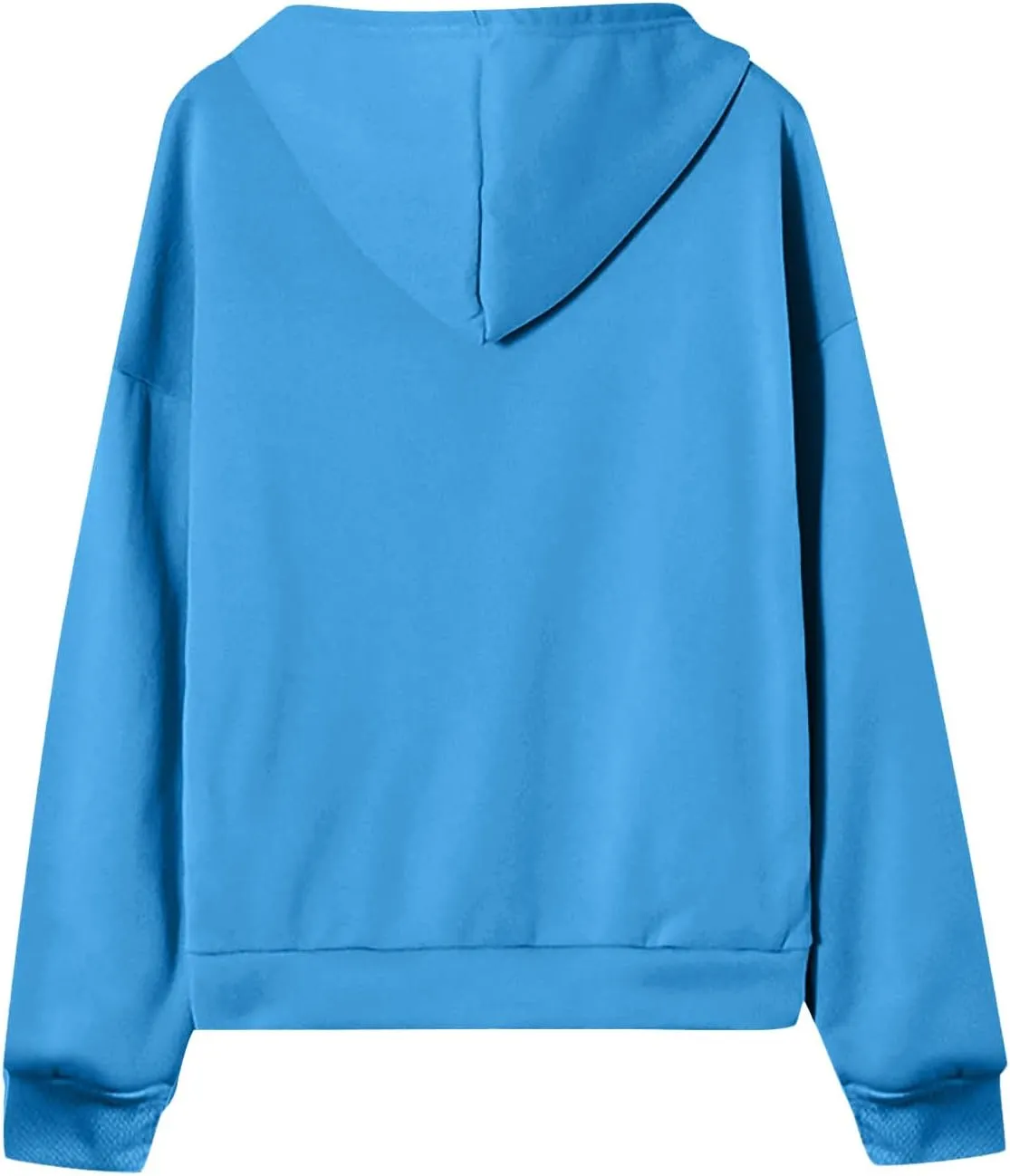 Zip Up Hoodie Women Long Sleeve Oversized Sweatshirt for Women Y2k Jacket with Pockets Fall Clothes 2024